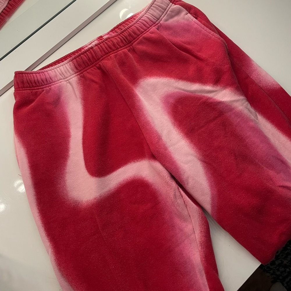 Wild Fable Red and Pink Tie Dye Sweatpants